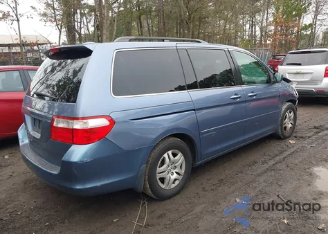 2007 Honda Odyssey Ex-L z USA, uszkodzony, nr VIN 5FNRL38757B129039